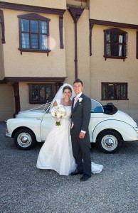 Bride and Groom Car